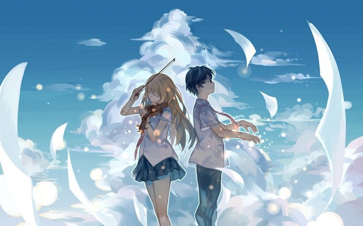 As incríveis cores de Shigatsu wa Kimi no Uso